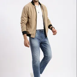 SHOWOFFFF Men Corduroy Lightweight Bomber Jacket image 3