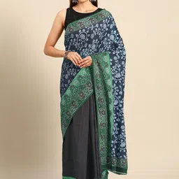 BUTA BUTI Floral Printed Pure Cotton Saree-image-52