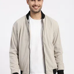 SHOWOFFFF Men Corduroy Windcheater Bomber Jacket image 3