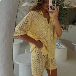 LULU & SKY Self-Designed Shirt With Shorts Co-Ords image 2