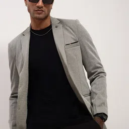 SHOWOFFFF Slim-Fit Single Breasted Blazer-picture-38