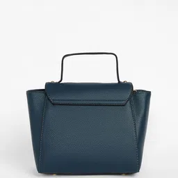 HAUTE SAUCE by Campus Sutra Leather Structured Handheld Bag image 5