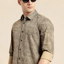 Being Human Pure Cotton Tropical Printed Casual Shirt-picture-27