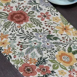 PRAKARTIK Set Of 5 Green & Yellow Printed Table Linen Sets image 2