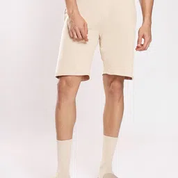 NOBERO Men Zip pocket Cotton Shorts-image-80