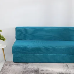 Solis Primus Comfort for all Blue Foam Fold Out Sofa Cum Bed image 3