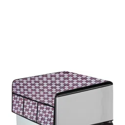 The Furnishing Tree Grey Printed Refrigerator Cover image 3