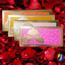 jewett Umbrella style Handmade Shagun Envelopes with Border for Wedding Envelopes image 4