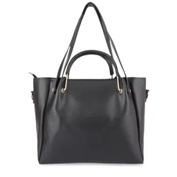 Lapis O Lupo Black Structured Handheld Bag image 4