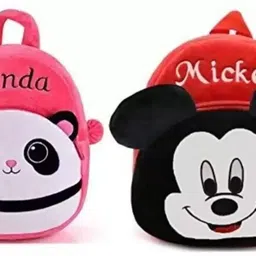 aveek Small 12 L Backpack BM-Latch_combo of 2 pink panda, red mickey_1194-picture-11