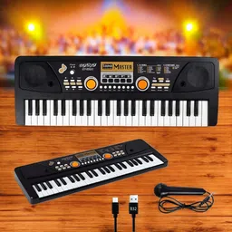 49-Keys Musical Piano with Mic for Kids Analog Portable Keyboard For Kids_A357-image-26