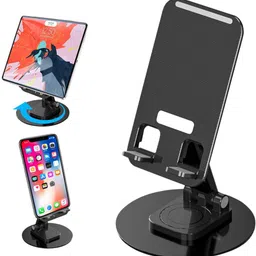 BROLAVIYA Foldable Desktop Cellphone Dock Stand with Anti-Slip Base, Fits for Smartphones/Tablets Mobile Holder-picture-28