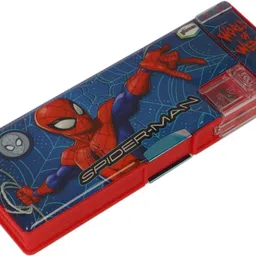 gluman Magnetic Disney Spiderman Art Plastic Pencil Box image 1