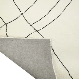 imperial knots Geometric Geometric Wool 5ft x 8 ft Hand Tufted Carpet image 5