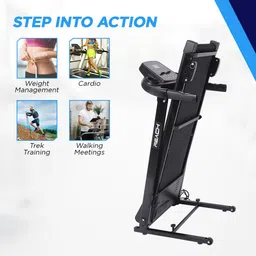 reach T-400 Motorized Running For Home Gym, 4 HP Peak | Manual Incline Treadmill image 5