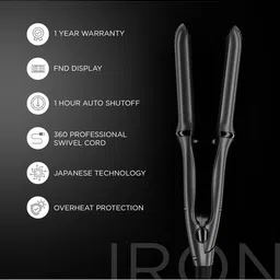 Ikonic Professional Finishing Line Hair Straightener with Japanese & Ionic Technology - Grey image 4