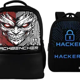 elcom Medium 30 L Laptop Backpack Backbenchers Devil Strike Stylish School Bag Backpack for Boys image 1