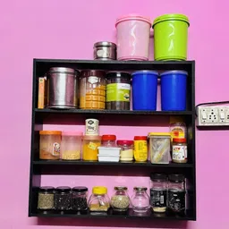 adi art decore Cutlery Kitchen Rack Kitchen Rack Beautiful Designing Wall Mounting Decorative Shelf Wood-picture-27