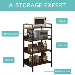 divya Dish Drainer Kitchen Rack 4 LAYER Iron image 4