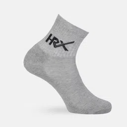 HRX by Hrithik Roshan Men Quarter length Pack of 3 Terry Socks image 2