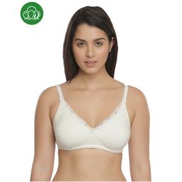 Inner Sense Organic Antimicrobial Laced Soft Nursing Bra - White-picture-42