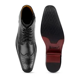Bxxy Men Block-Heeled Height Increasing Brogue Boots image 3