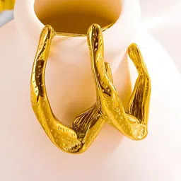 DressBerry Contemporary Half Hoop Earrings-picture-21