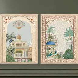 WALLLANE Brown Wood Wall Art-picture-34