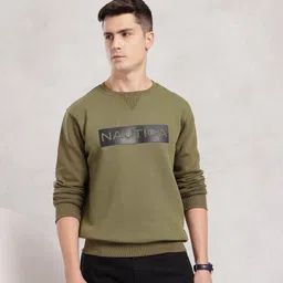 Nautica Brand Logo Puff Print Sweatshirt image 5