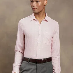 Turtle Standard Slim Fit Printed Pure Cotton Formal Shirt-picture-16