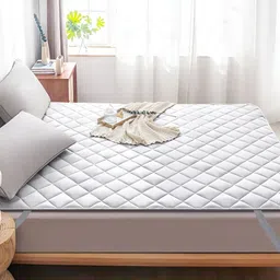 Aura White Water Resistant Mattress Protector-image-0