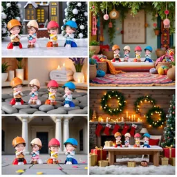 DEALSEVEN FASHION Multicoloured Figurine Showpiece image 2