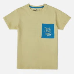 Pepe Jeans Boys Typography Printed Round Neck Cotton T-shirt-picture-55