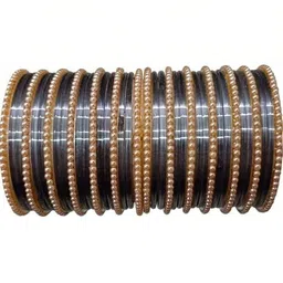 Qufrozy Grey Glass Artificial Stones & Beads Bangle-picture-17