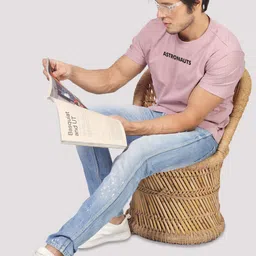 Greylongg Men Typography T-shirt image 5