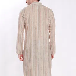 DIVISIVE Men Geometric Printed Daily Cotton Straight Kurta image 4