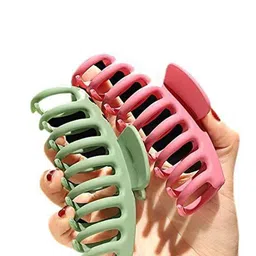 BEAUTY GIRLS Women Set of 2 Light Matt Finished Claw Clip-picture-19