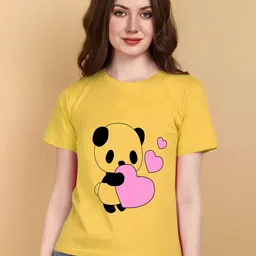 kintu parantu Graphic Printed Round Neck T-shirt-image-18