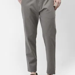 Crimsoune Club Men Slim Fit Mid-Rise Chinos Trousers-picture-44