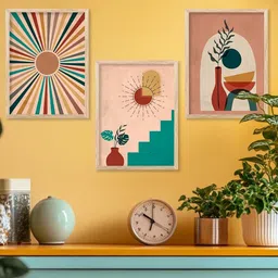 walllane Modern Wall Art With Frame Home Decor Wall Painting For Living Room Office Bedroom-picture-34