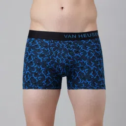 Van Heusen Innerwear Pack Of 2 Printed Stretchable Short Trunks IH7ETR2C515310047 image 3