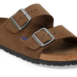 Birkenstock Unisex Brown Casual Slip-On Comfort Sandals image 5
