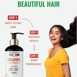 Organix Mantra FolliFuel Hair Growth 2-in-1 Shampoo &Conditioner- 300ML image 3