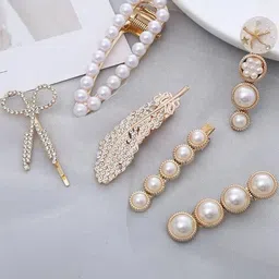 DOCTOR HEALTH SUPER SOFT Women Set of 6 Tic Tac Korean Hair Clips-picture-18