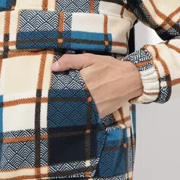 The Roadster Life Co. Geometric Printed Mock Collar Tailored Jacket image 4