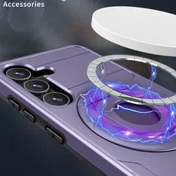 Luxury Kase Solid Printed Samsung Galaxy S24 Plus Back Case Mobile Accessories image 2