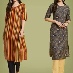 Ethnic basket Women Multi Kurtas-picture-30