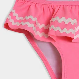 MiArcus Infant Girls Lace Work Top & Bottom Swim Set image 4