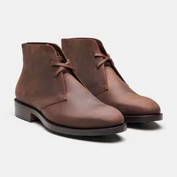 KOZASKO Men Goodyear Welted Oiled Leather Chukka Boots-picture-38