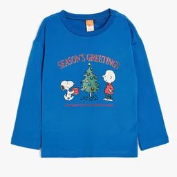 Koton Boys Printed Applique T-shirt-image-70